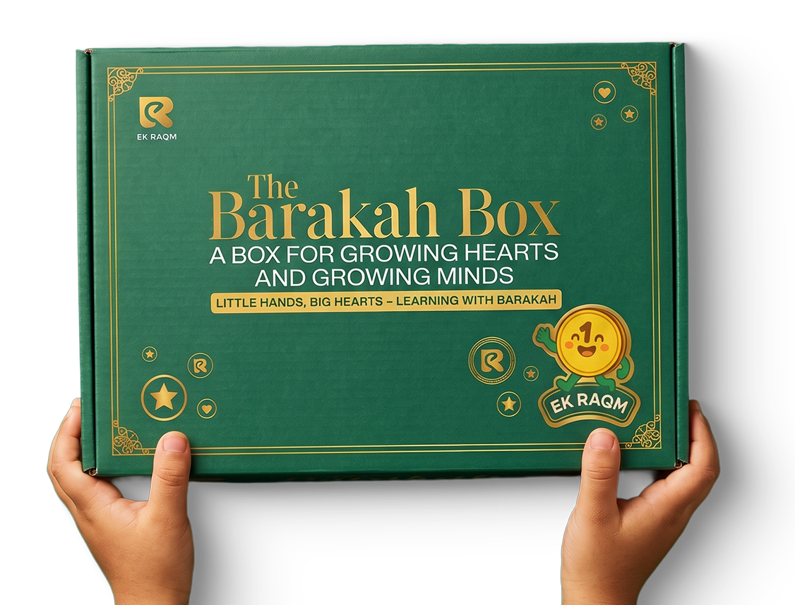 Hands holding The Barakah Box